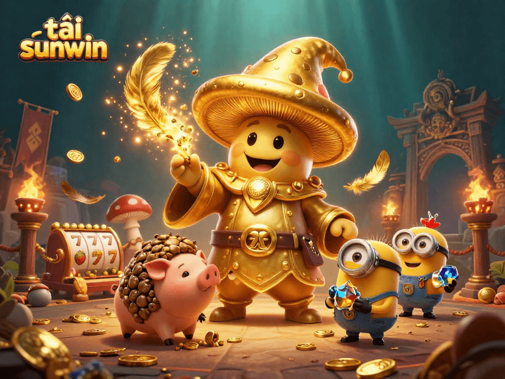 Engaging gameplay experience with tải sunwin showcasing magical casino elements and characters.