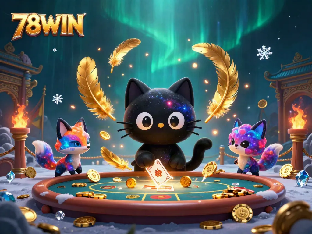 Experience thrilling gameplay at 78WIN with vibrant casino characters and action-packed elements.