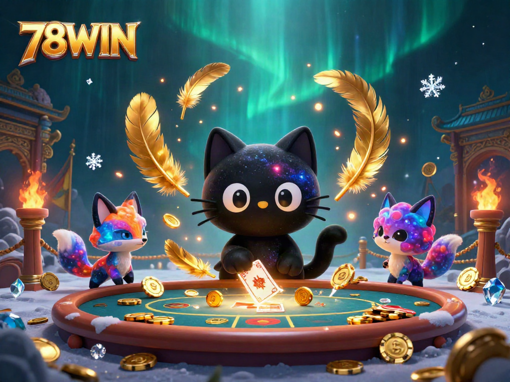 Experience thrilling gameplay at 78WIN with vibrant casino characters and action-packed elements.
