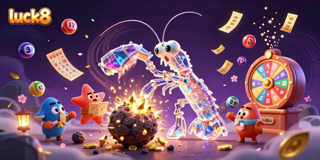 Engage in thrilling gameplay at luck8, featuring vibrant lottery elements and captivating characters.