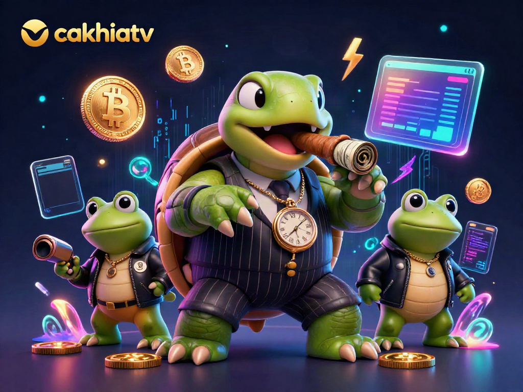 Experience the excitement of cakhiatv with a vibrant 3D casino scene featuring lively characters and dynamic gambling elements.