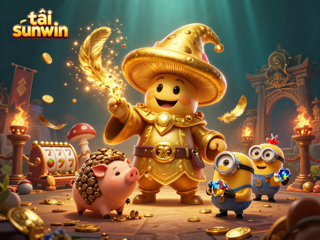 Engaging gameplay experience with tải sunwin showcasing magical casino elements and characters.