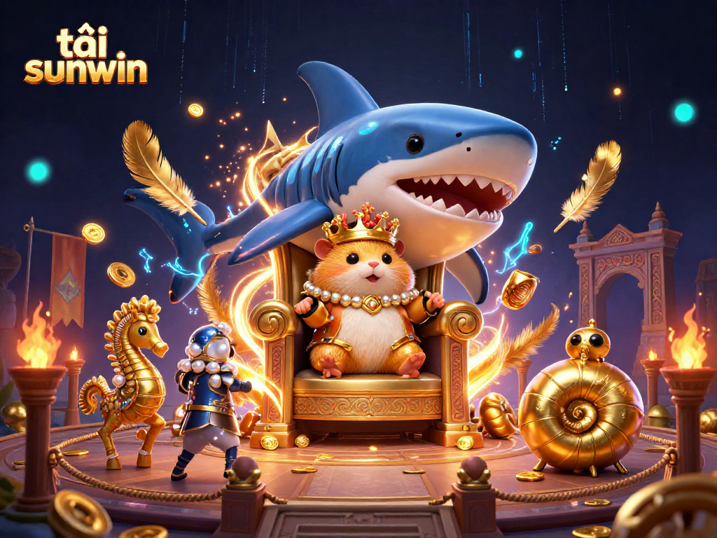 Immerse in the exciting adventure and tải sunwin to join the fierce golden hamster king in his underwater casino realm.