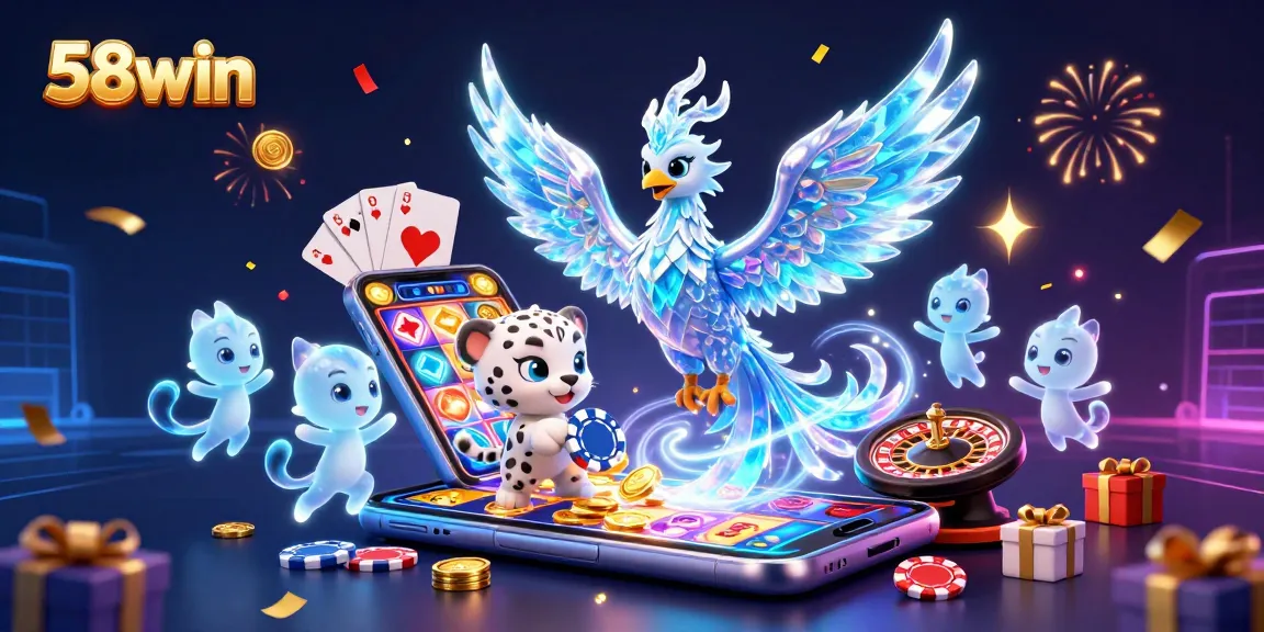 Experience the thrilling 58win slots adventure with colorful graphics and dynamic gameplay elements.