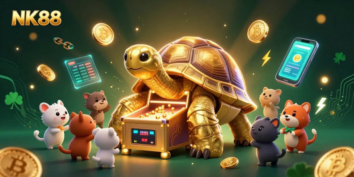 Enjoy exciting gaming experiences with NK88, featuring a vibrant casino scene filled with digital rewards.