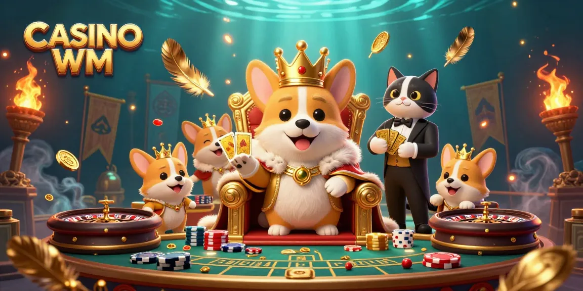 Experience thrilling games at CASINO WM with vibrant live dealer action and a royal atmosphere.