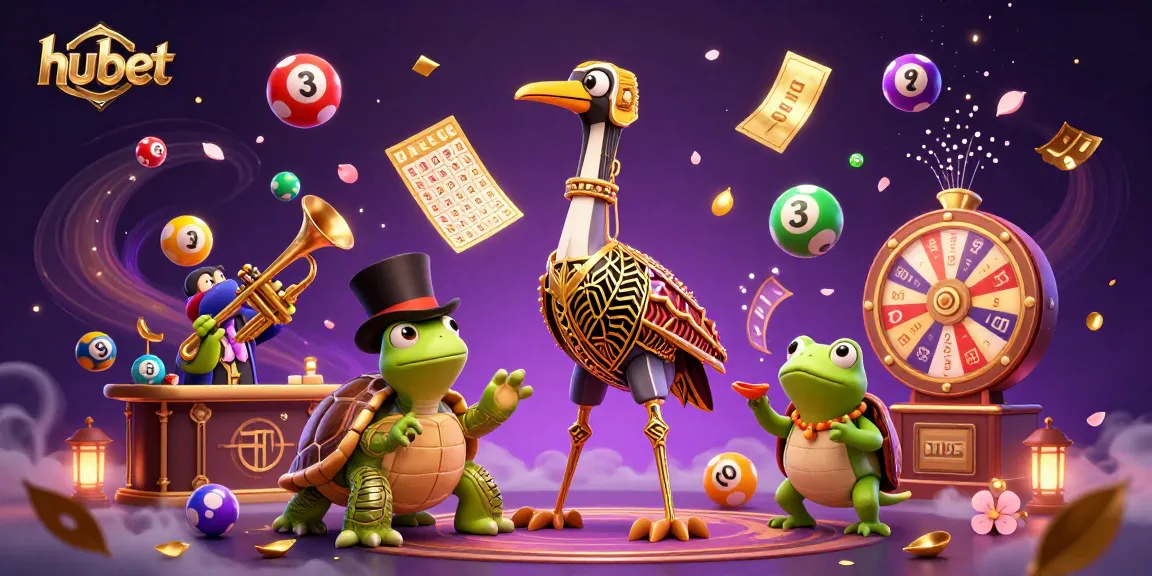 Win exciting games at hubet with dynamic lottery fun and lively animated characters!