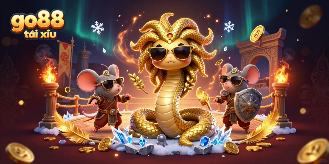 Experience the thrill of go88 tài xỉu with colorful characters and dynamic betting elements in an electrifying setting.